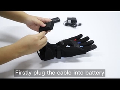 Sarung Tangan Sepeda Motor yang Dipanaskan untuk Pria Wanita, Sarung Tangan Musim Dingin Tahan Angin Tahan Air untuk Ski