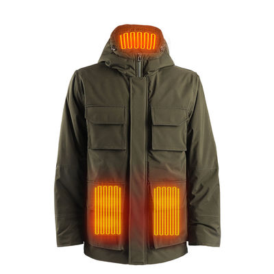 Jaket Pemanas Pria Pakaian Pemanas Custom Listrik Softshell Waterproof Pakaian Kerja Musim Dingin