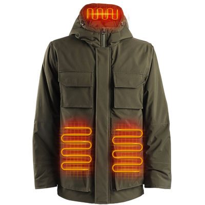 3 Pakaian Musim Dingin Yang Dipanaskan Dengan Suhu Yang Dapat Diatur 100% Polyester Jaket Snowboard Yang Dipanaskan