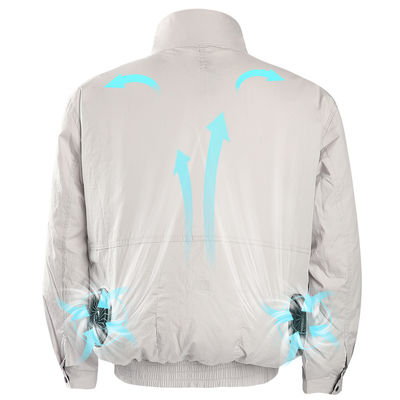 Buruh Ber-AC Jas Pelindung Matahari Jaket Ber-AC