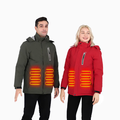 Pakaian pemanasan Pakaian termal Pakaian pemanasan Waterproof Jaket olahraga musim dingin Jaket luar