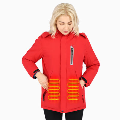 Customized Softshell Pakaian Musim Dingin Dipanaskan Baterai Listrik Dipanaskan Jaket Berburu dengan Baterai 7,4V