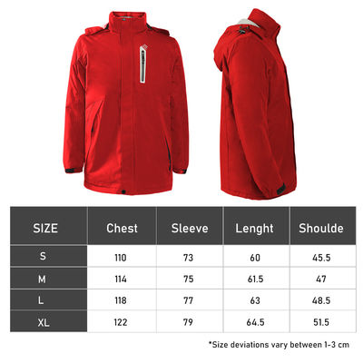 Customized Softshell Pakaian Musim Dingin Dipanaskan Baterai Listrik Dipanaskan Jaket Berburu dengan Baterai 7,4V