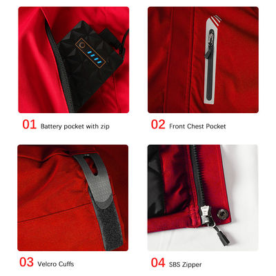 Pakaian Produsen Kualitas Dipanaskan Softshell Jaket Waterproof Bernafas Mendaki Berburu Jaket