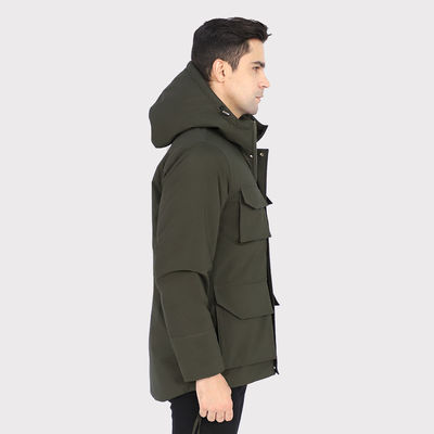 Premium Musim Gugur dan Musim Dingin Smart Pemanasan Kotak Skis Jaket 7,4V Baterai Pria Pemanasan Snowboard Jaket
