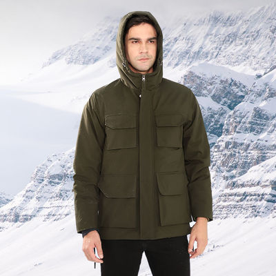 Jaket Pemanas Pria Pakaian Pemanas Custom Listrik Softshell Waterproof Pakaian Kerja Musim Dingin