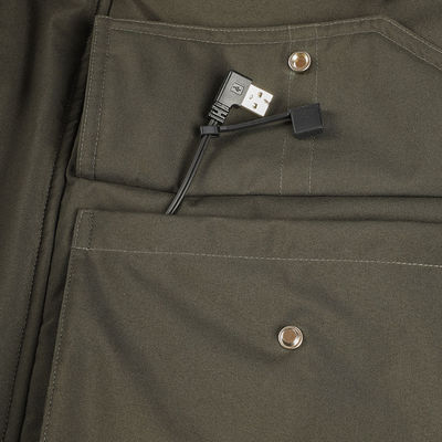 Jaket Pemanas Pria Pakaian Pemanas Custom Listrik Softshell Waterproof Pakaian Kerja Musim Dingin