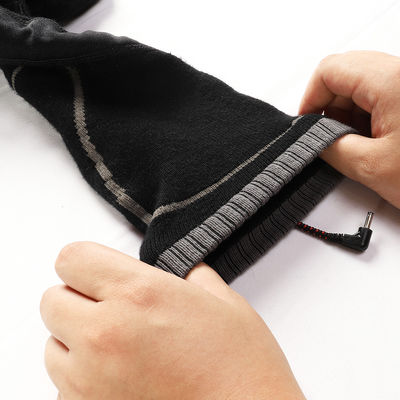 7.4V Baterai Heated Socks Carbon Fiber Heated Hiking Socks Bernapas