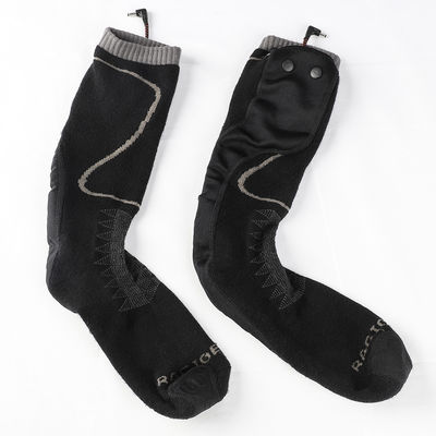 7.4V Baterai Heated Socks Carbon Fiber Heated Hiking Socks Bernapas