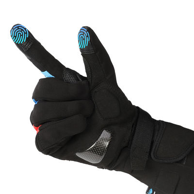Windproof Rechargeable Heated Mittens 2600mAh Baterai Dioperasikan Sarung Tangan Penghangat