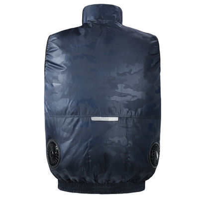 5 Volt XL Cool Summer Vest Army Blue Ice Vest Untuk Cuaca Panas