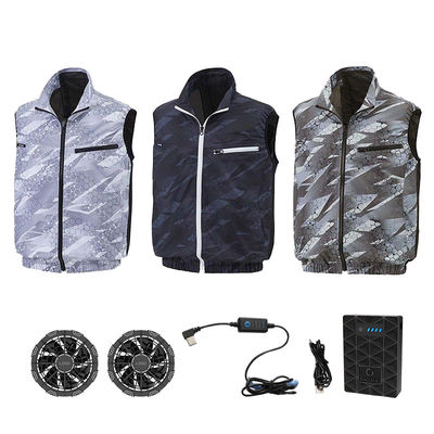 USB Charging Ac Vest 10050mAh Rompi Pendingin Jaket Untuk Musim Panas