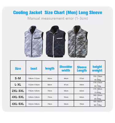 USB Charging Ac Vest 10050mAh Rompi Pendingin Jaket Untuk Musim Panas