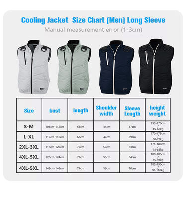 PSE Slim Air Conditioned Jacket Cooling Vest Dengan 2 Kipas Angin