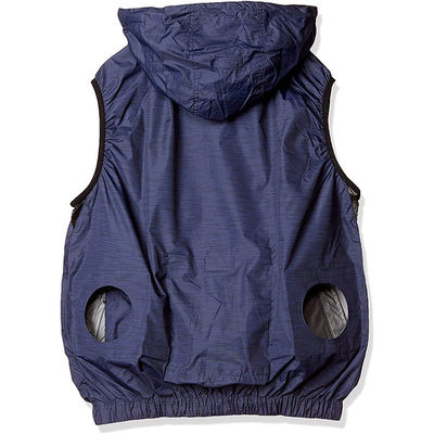 Sunproof Air Conditioned Hoodie Untuk Memancing Konstruksi Dapat Disesuaikan