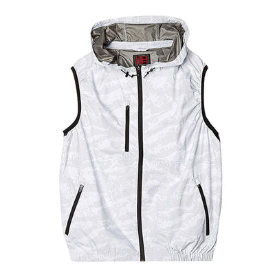 Sunproof Air Conditioned Hoodie Untuk Memancing Konstruksi Dapat Disesuaikan