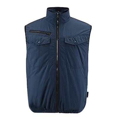 OEM White Air Conditioned Cooling Vest Pekerjaan Konstruksi Ac Vest Cooler