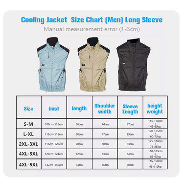 Turtleneck 7.2V Motor AC Rompi Jaket Pendingin AC