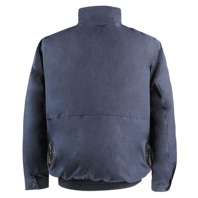 ODM Aircon Pakaian Kipas Pendingin Jaket Katun Poliester Bernapas