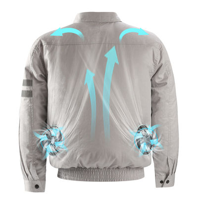 5V Kipas Didinginkan Jaket AC Pakaian Seragam 3XL 4XL Ukuran