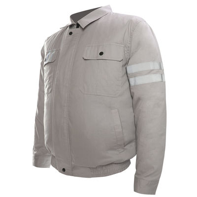 Windproof Cooling Fan Jacket Turn Down Collar Jaket Motor Ac