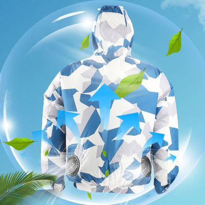 Wanita Sun Proof Cooling Fan Jacket OEM Air Conditioned Coat