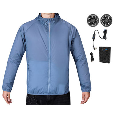 Pakaian AC Pendingin 6700mAh Jaket Ac Untuk Musim Panas