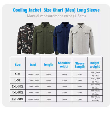 Baju AC Biru Tua Jaket AC Cepat Kering