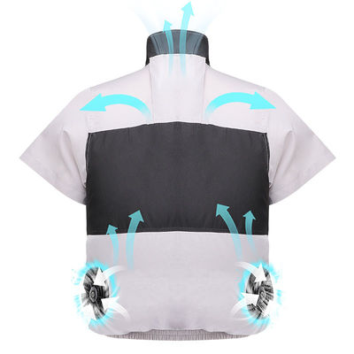 Removable Fans Aircon Shirt Air Conditioned Work Suit OEM