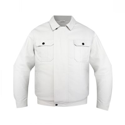 6700mAh Air Conditioned Workwear Ritsleting Jaket Pendingin AC