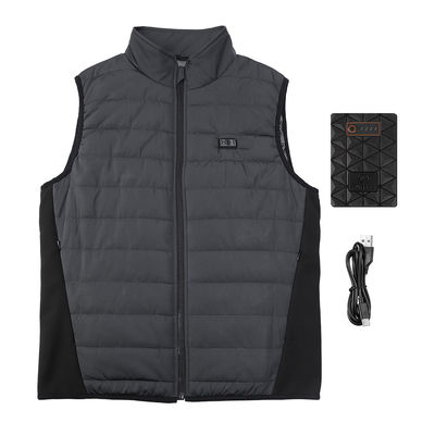 OEM Worsted Outdoor Heated Vest Bertenaga Baterai Rompi Penghangat