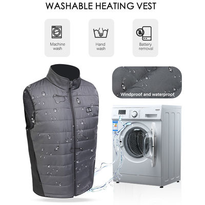 OEM Worsted Outdoor Heated Vest Bertenaga Baterai Rompi Penghangat