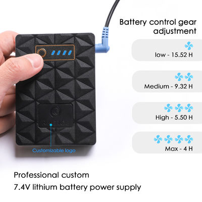 Kipas Pendingin Jaket 12V 6700mAh Kipas Setelan AC