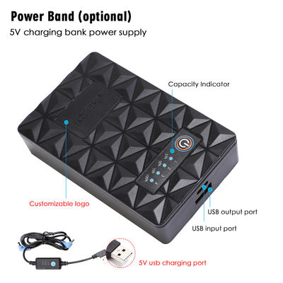 10050mAh Kipas Pakaian Ber-AC 5V Baterai Rompi Pendingin