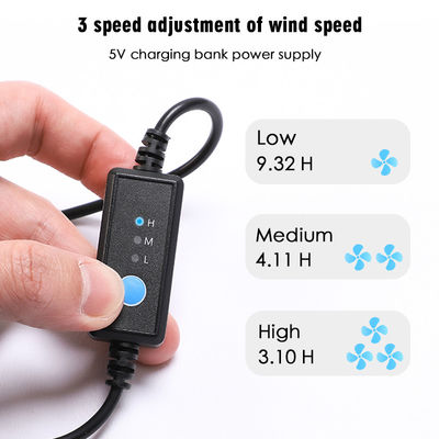 10050mAh Kipas Pakaian Ber-AC 5V Baterai Rompi Pendingin