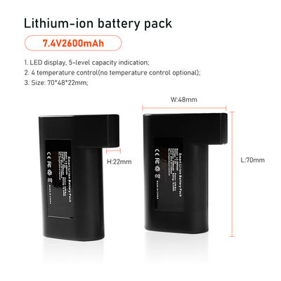 Paket Baterai 7.4V 2S1P Untuk Sarung Tangan Panas Aksesori Pakaian Listrik 2600mah