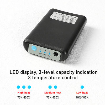 Gray 4000mAh Battery Heated Stocking Tiga Temp. Kaus Kaki Kompresi Dipanaskan Gears