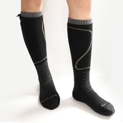 Baterai yang bisa dicuci bertenaga Cuaca dingin Kaos Kaki Pemanas Untuk Perburuan Musim Dingin Kaos Kaki Ski Listrik