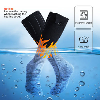 Kaus Kaki Pemanas Listrik Baterai Isi Ulang 7.4V 3350mAh Untuk Berkendara Di Luar Ruangan, Berkemah, Mendaki