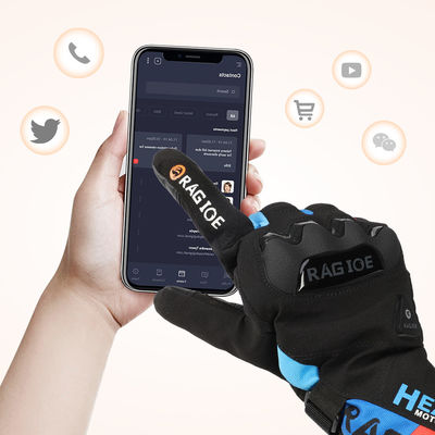 8.4V Isi Ulang Dipanaskan Mittens Anti Slip Sarung Tangan Bersepeda Dipanaskan Listrik