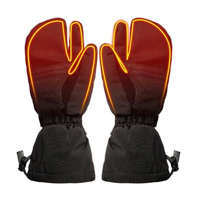 Sarung Tangan Ski Dipanaskan Listrik Isi Ulang 7.4V Sarung Tangan Dioperasikan Baterai untuk Berburu Luar Ruangan Musim Dingin