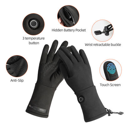 Gaya Ringan Listrik Panas Panas Sarung Tangan Musim Dingin Outdoor Climbing Baterai Dioperasikan Gelang dengan Tiga Pengaturan Panas