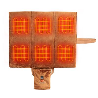USB Rechargeable Heated Seat Cushion 5V Heated Massage Stadium Seat untuk Olahraga Luar Ruangan Musim Dingin