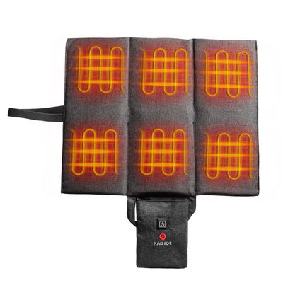 Multifungsi Lipat Panas Kursi Bantal Isi ulang Panas Kursi Pad 3 Pengaturan Suhu Dengan Port USB
