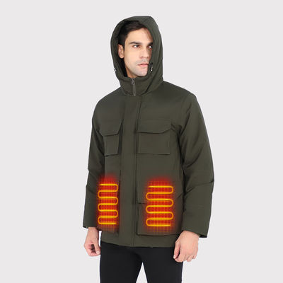 Fleece Jaket Pemanas Pria Pakaian Pemanas Listrik Terisi Ulang untuk Berwisata