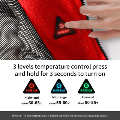 Pakaian Pemanas Listrik Khusus untuk Unisex dengan Paket Baterai Rechargeable Sleeveless Fleece Heating Vest
