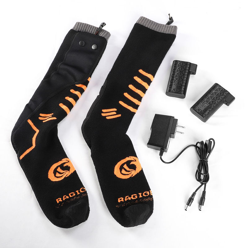 Kaus Kaki Listrik Terisi ulang Kaus Baterai Dipanaskan M L XL Ukuran untuk Berburu Musim Dingin Ski Outdoor