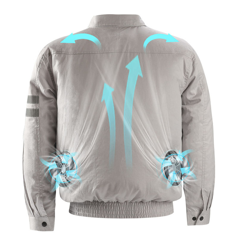 5V Kipas Didinginkan Jaket AC Pakaian Seragam 3XL 4XL Ukuran