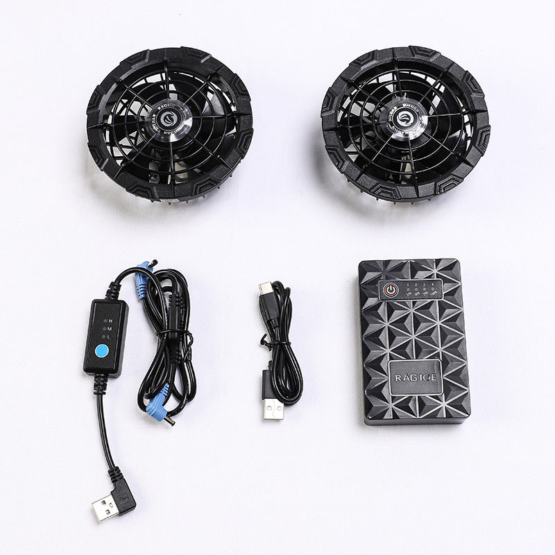 10050mAh Kipas Pakaian Ber-AC 5V Baterai Rompi Pendingin